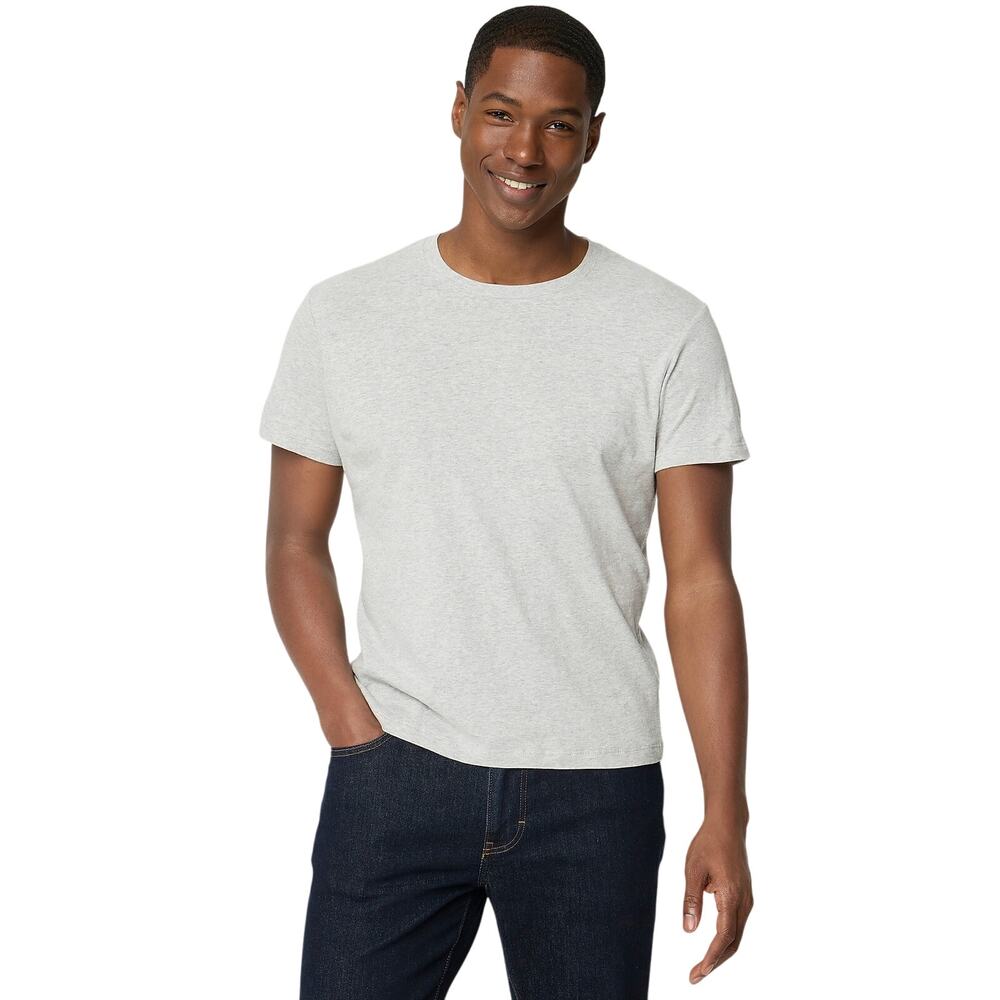 J.Crew Washed Gray Cotton Jersey Tee Shirt Men’s Medium Classic Fit